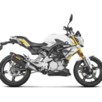 BMW G310 R and GS Akrapovic Slip on exhausts 2