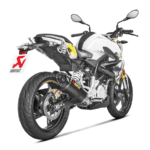 BMW G310 R and GS Akrapovic Slip on exhausts 3