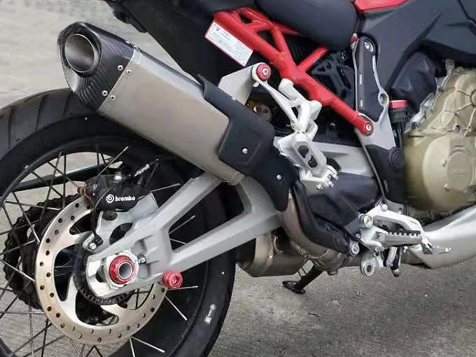 NEW! – Ducati Multistrada V4S Titanium Stealth Slip-On Exhaust 1