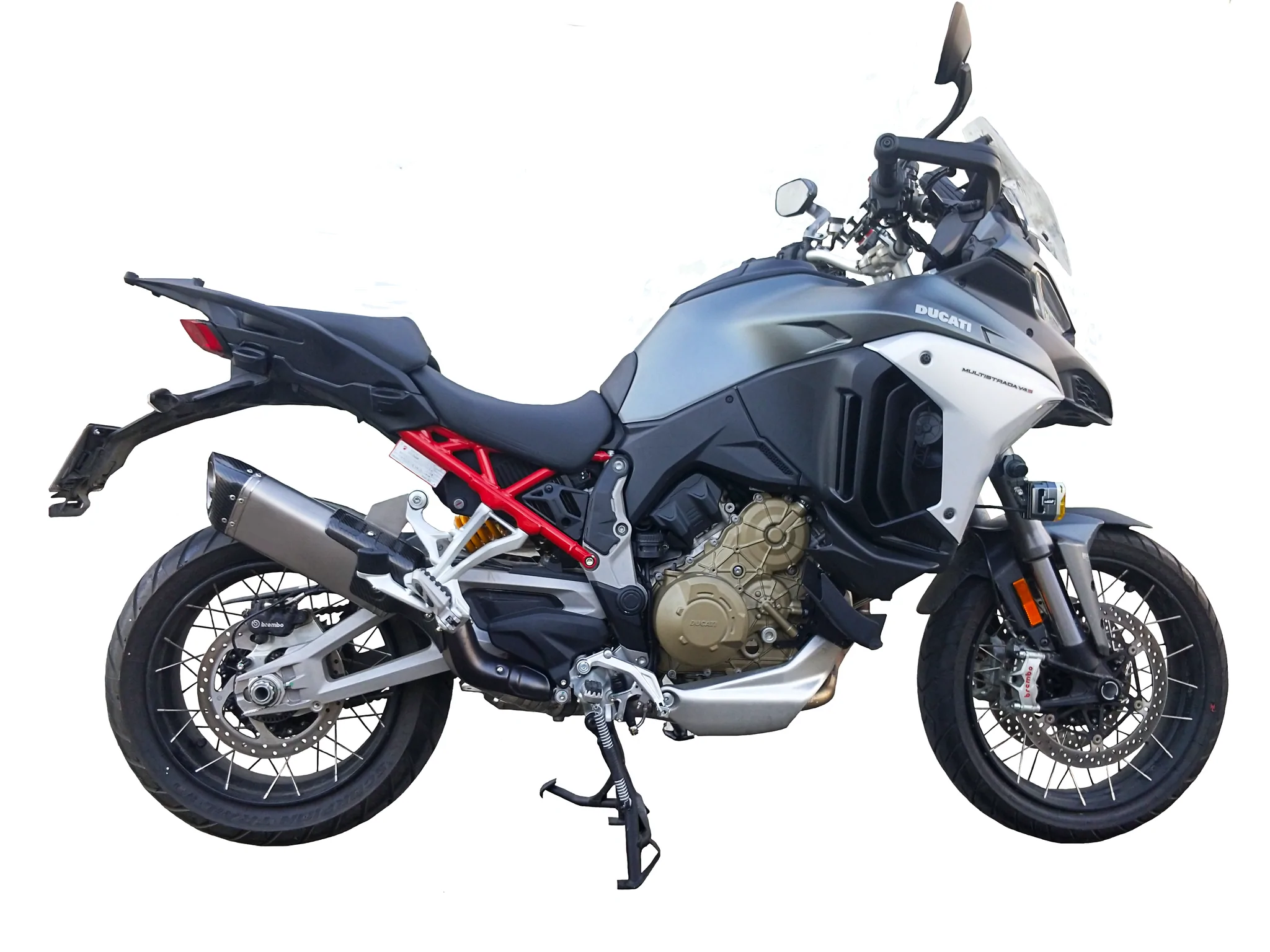 NEW! – Ducati Multistrada V4S Titanium Stealth Slip-On Exhaust 3