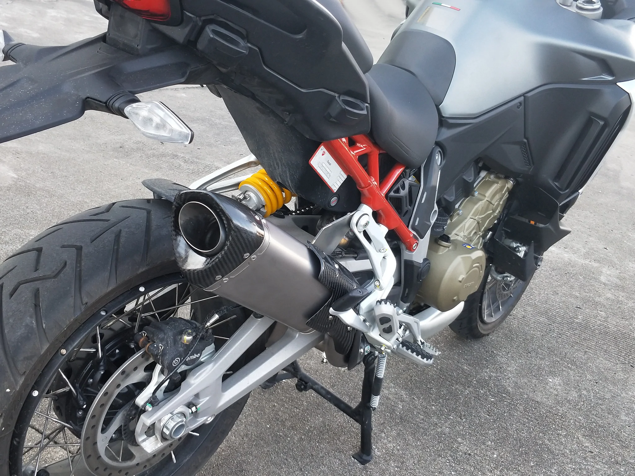 NEW! – Ducati Multistrada V4S Titanium Stealth Slip-On Exhaust 5