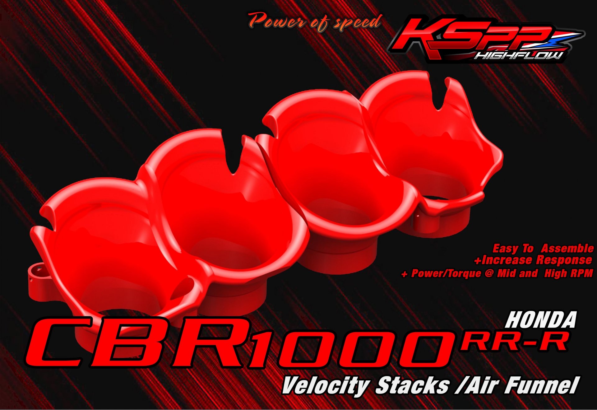 Honda CBR1000RR-R KSPP High flow velocity stacks