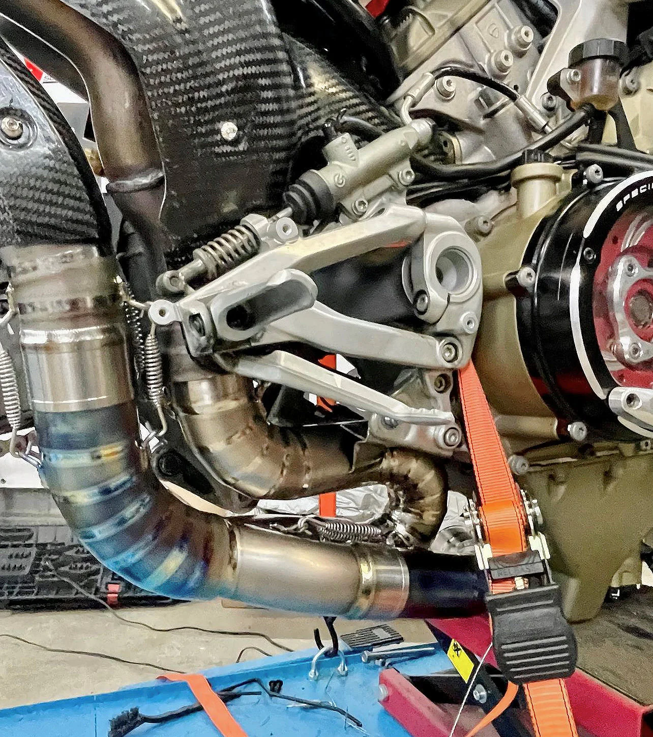 Vandemon Ducati Panigale & Streetfighter V4 Titanium High Mount 3 4 Slip On 2023-On 7