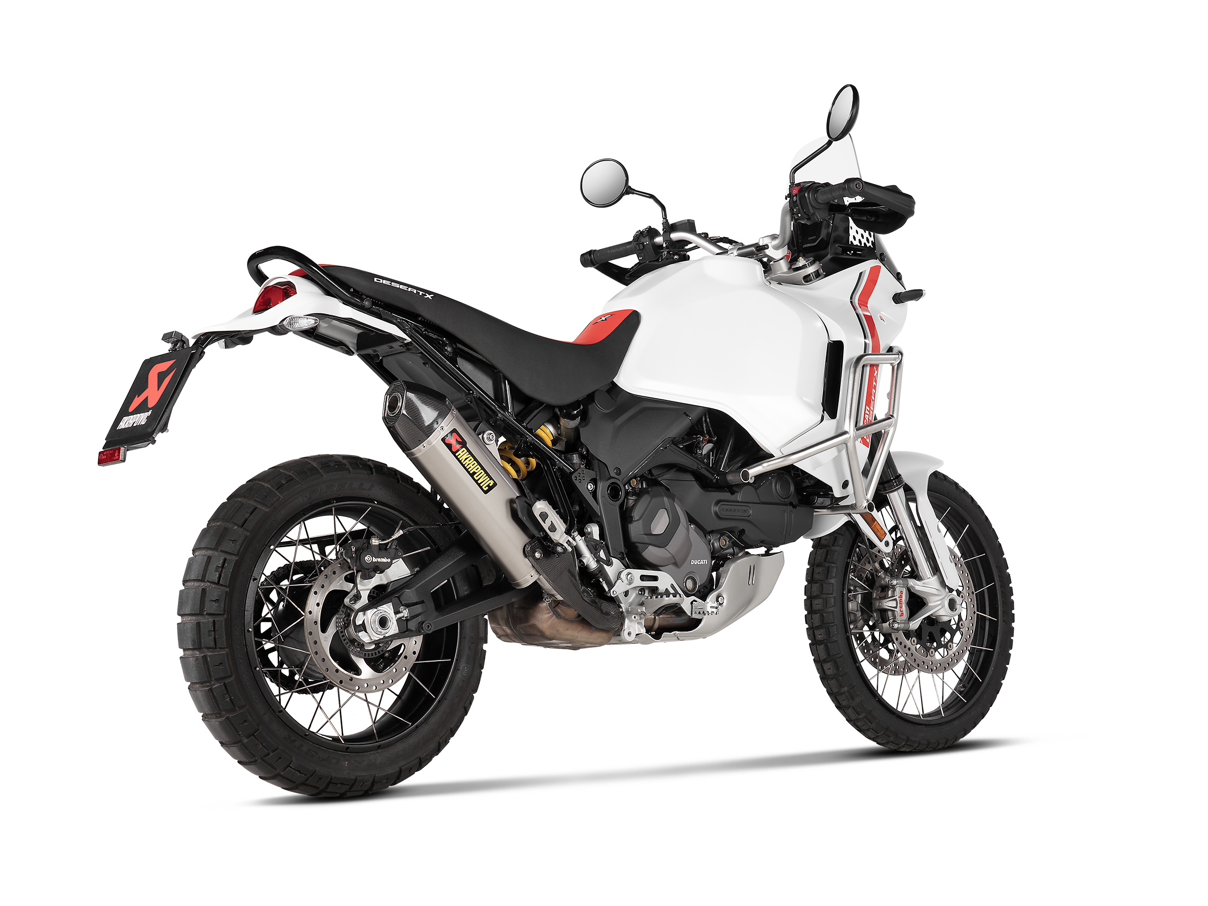 Ducati DesertX Akrapovic Slip On Line titaniun S-D9SO19-HJAT 1