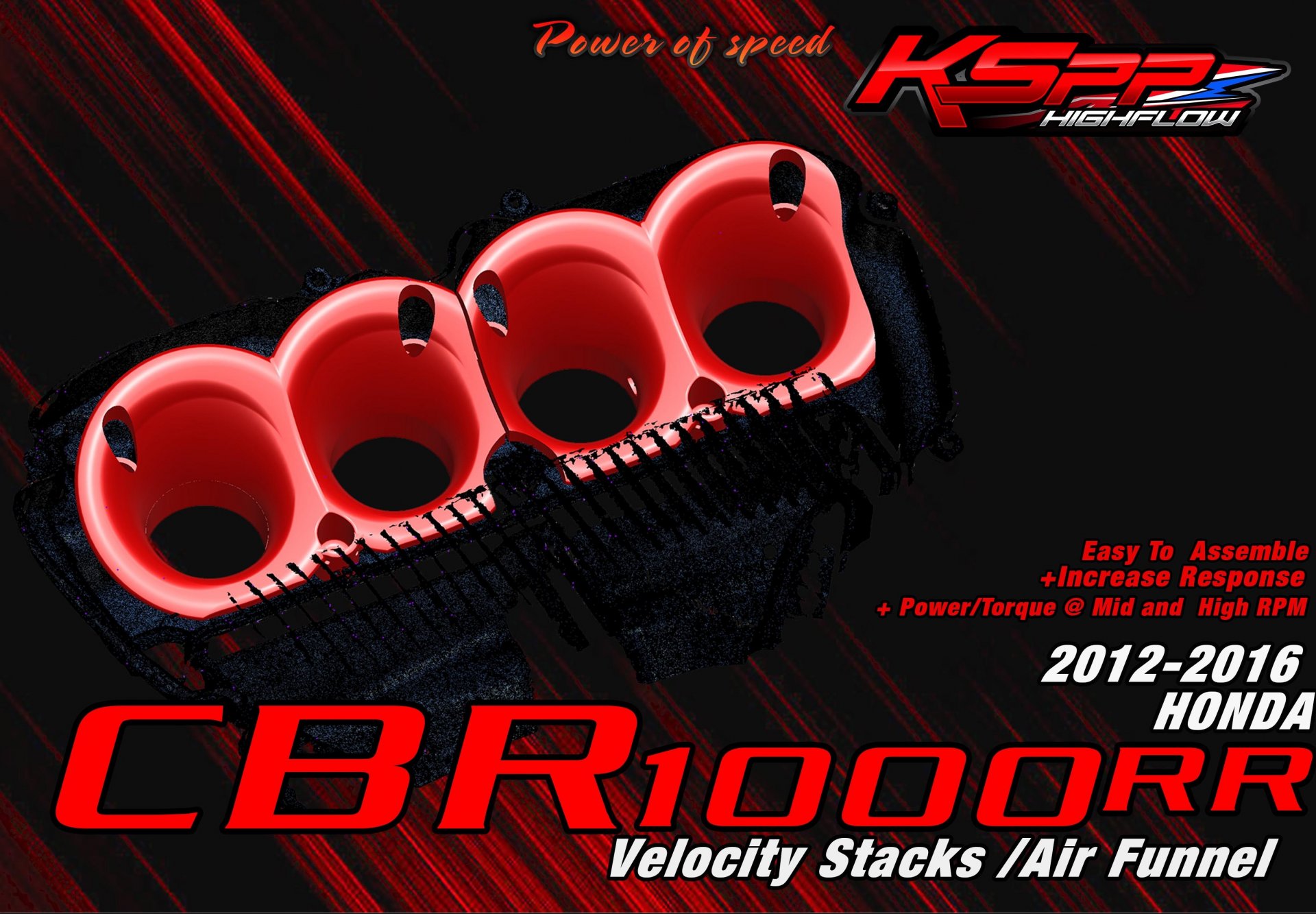 KSPP Honda CBR1000RR Velocity stack 1
